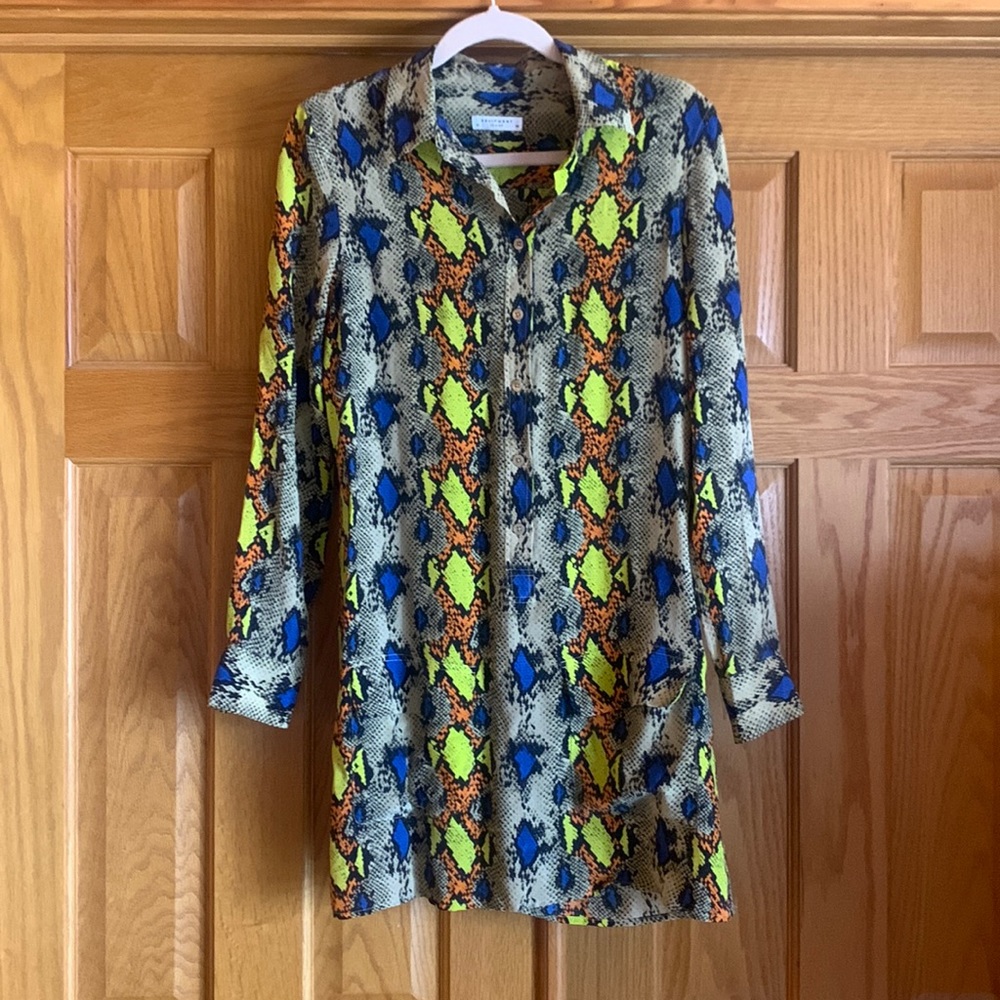 Equipment Femme Silk snake silk dress XS